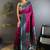Purple woven design paithani sarees with blouse