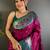 Purple woven design paithani sarees with blouse
