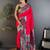 Pink woven design paithani sarees with blouse