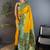 Mustard woven design paithani sarees with blouse