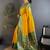 Mustard woven design paithani sarees with blouse