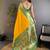 Mustard woven design paithani sarees with blouse
