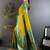 Lime woven design paithani sarees with blouse