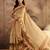Beige printed patola saree with unstitched blouse piece