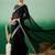 Black sequined  georgette sarees
