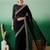 Black sequined  georgette sarees