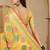 Yellow woven design zari saree