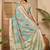 Blue woven design zari saree