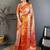 Gold woven design zari silk blend handloom kanjeevaram saree