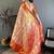 Gold woven design zari silk blend handloom kanjeevaram saree