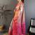 Blue ethnic motifs woven design zari silk blend kanjeevaram saree with blouse piece