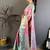 Magenta ethnic motifs zari silk blend handloom kanjeevaram saree