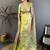 Green ethnic motifs zari silk blend kanjeevaram saree