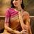 Mustard floral woven design patola saree with blouse piece