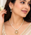 Certified Pearls Gold-Plated Pearl Necklace Set with Pendant & Earrings