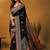 Black ethnic motifs embroidered banarasi saree