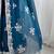 Teal embellished party wear saree with matching blouse