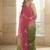 Pink embellished sarees with unstitched blouse piece
