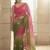 Pink embellished sarees with unstitched blouse piece