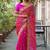 Pink embroidered bandhani sarees blouse piece
