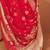 Red ethnic motifs woven design zari saree with unstitched blouse
