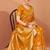 Mustard ethnic motifs woven design zari saree with unstitched blouse