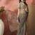Beige embroidered saree with blouse piece