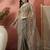 Beige embroidered saree with blouse piece