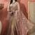 Pink embroidered saree with blouse piece