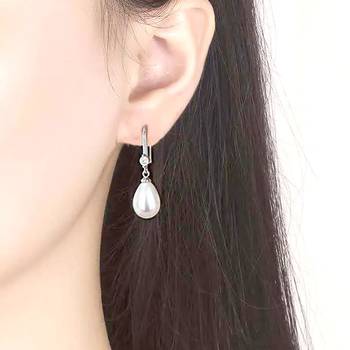 Pearl studded drop earring jewellery 1
