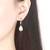 Pearl studded drop earring jewellery