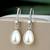 Pearl studded drop earring jewellery