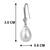 Pearl studded drop earring jewellery