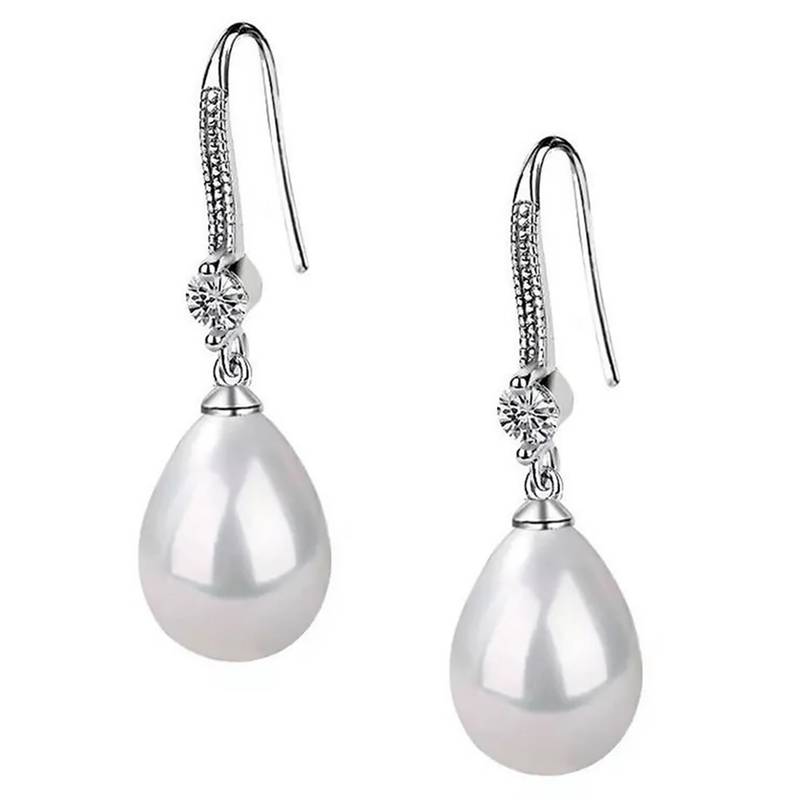 Pearl studded drop earring jewellery