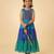 Multicolor leheriya embroidered dress