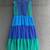 Multicolor leheriya embroidered dress