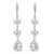 American diamond studded drop earrings jewellery