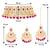Women's faux pearl choker necklace with earrings bharatanatyam jewelry set