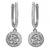 American diamond studded hoop drop earrings wear jewelry