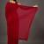 Red floral embroidered poly georgette designer saree