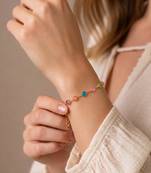 Multicolour tennis bracelet for women