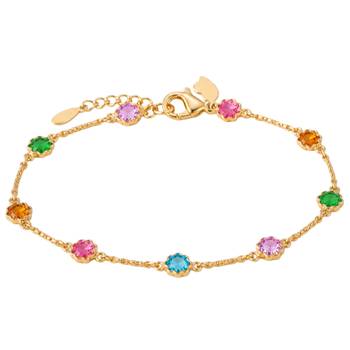 Multicolour tennis bracelet for women 4