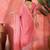 Pink embellished banarasi saree