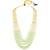Mint color beads studded 5 layer necklace ethnic jewelry for women