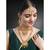 Synthetic stone studded south indian style jewelry set (multicolor 2)