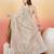 Silver embroidered saree with blouse