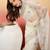 Off white embroidered saree with blouse