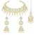 Necklace earrings & maangtikka set ethnic jewelry for women