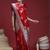 Red ethnic motifs woven design zari saree with unstitched blouse
