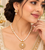 Certified Pearls Royal Floral Pendant Set with Gold Accents